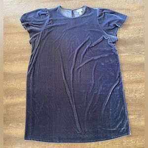 Ava & Viv | Blue Velvet Dress